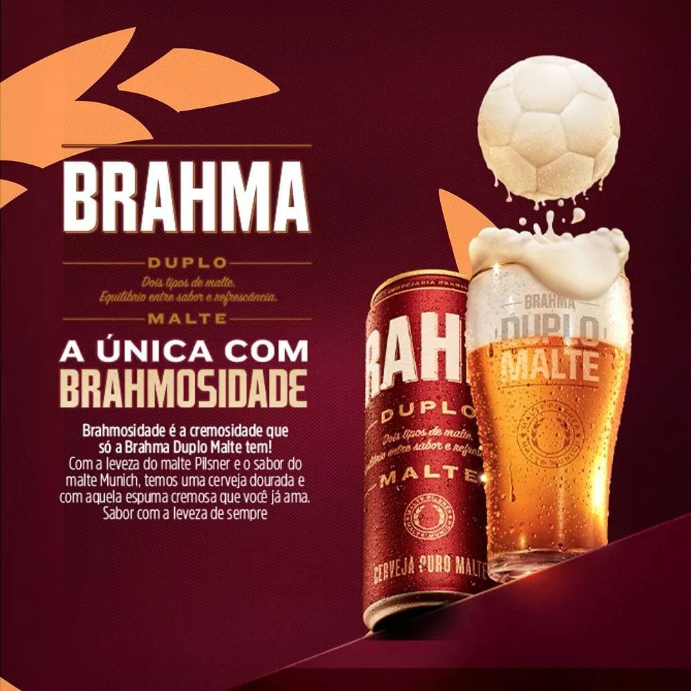 Cerveja Duplo Malte lata 350ml 12 unidades  - Imagem 4