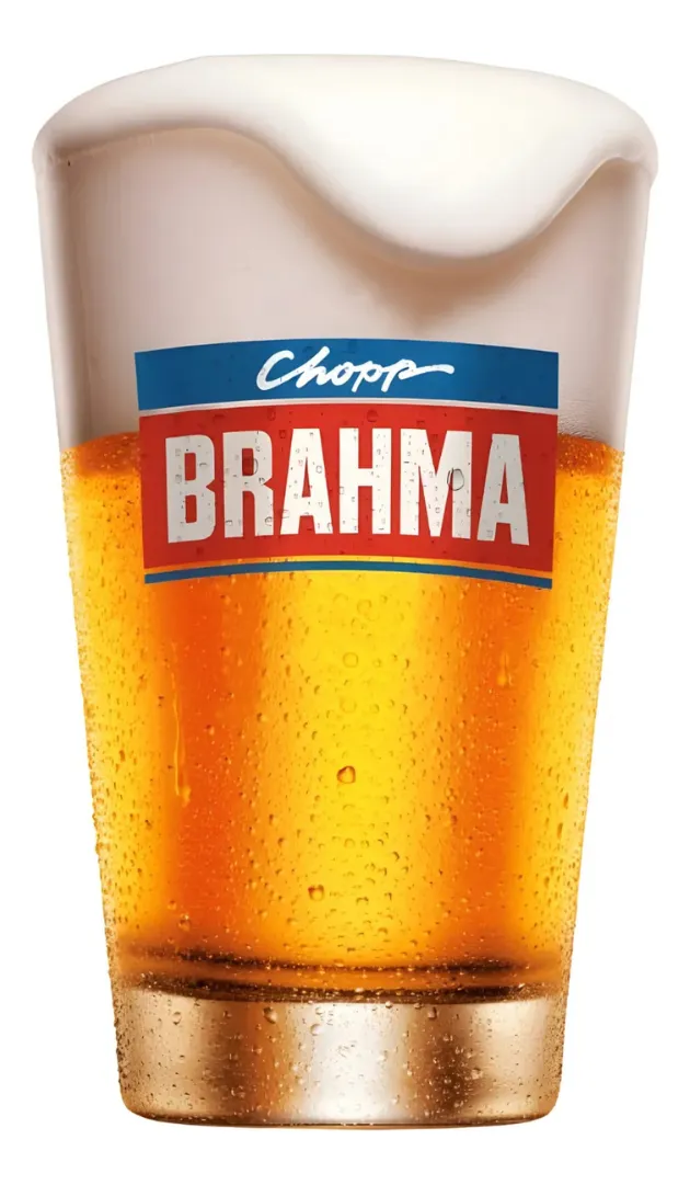 Kit 24 Copos Caldereta Brahma Original 300 Ml Profissional Transparente - Imagem 3