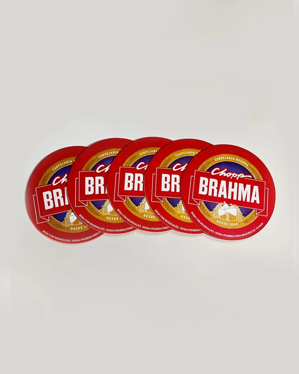 Brahma Red Bolacha Chopp Redonda 1000 Unidades - Imagem 2