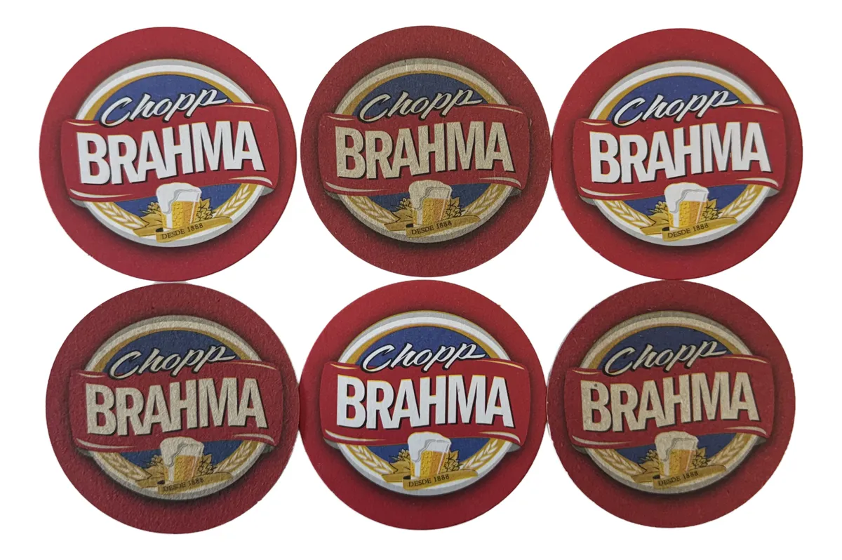 Brahma Red Bolacha Chopp Redonda 1000 Unidades - Imagem 3