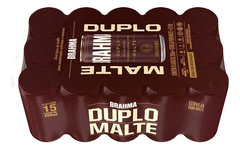 Kit Com 15 Unidades - Cerveja Duplo Malte 269ml - Imagem 2