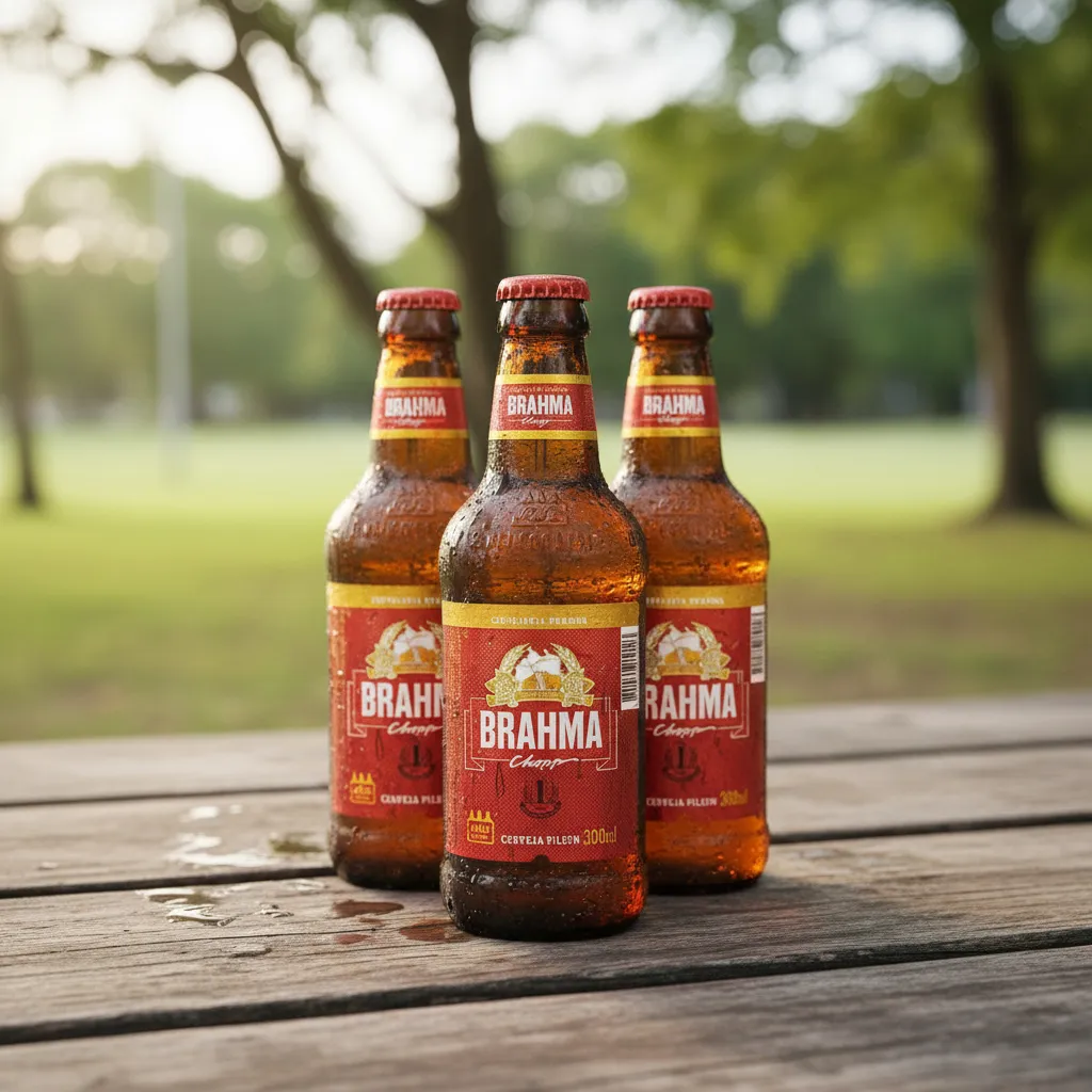 Kit 6 Unidades - Cerveja Brahma 300ml Com Casco - Imagem 4