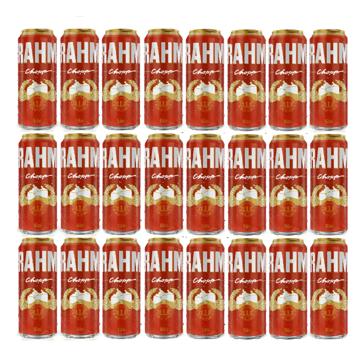 Kit Com 24 Unidades - Cerveja Chopp Lata 550ml