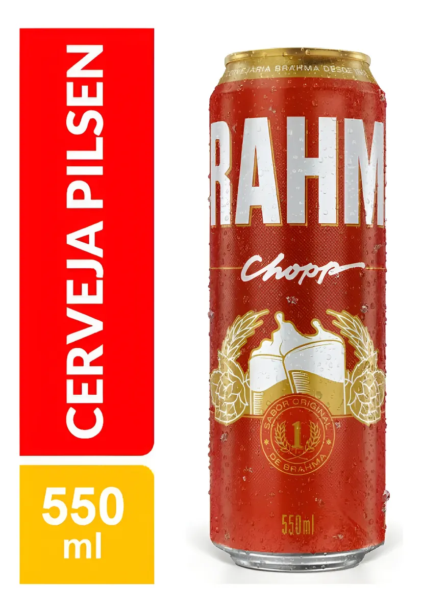 Kit Com 24 Unidades - Cerveja Chopp Lata 550ml - Imagem 5